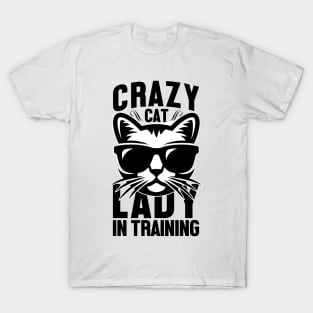 Crazy cat lady in training T-Shirt